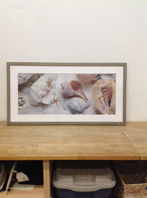 41.5x21.5 Framed Undersea Print