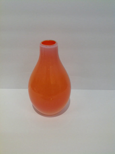 8" Pink Art Deco Vase