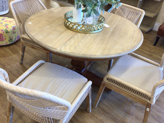 48" Ethan Allen Grey Dinette table W/Leaf