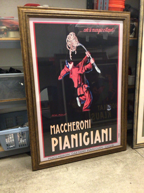 60 1/2" X 44" Framed Pianiciani Poster Print On Board
