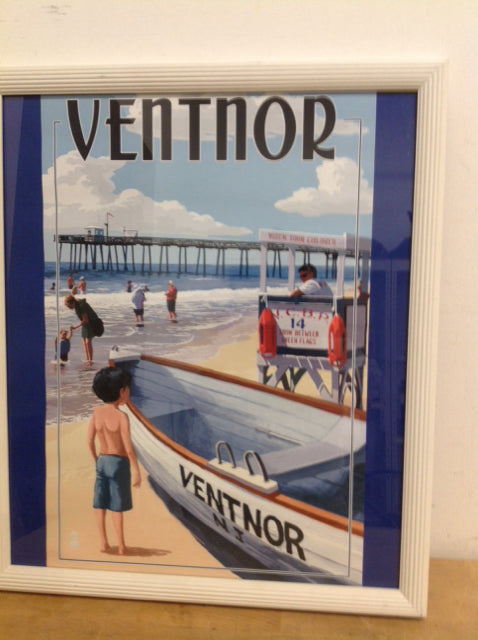 22" X 26" Ventnor N J Beach Print