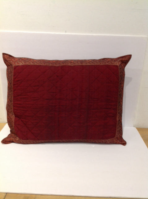 Red Rectangular Pillow