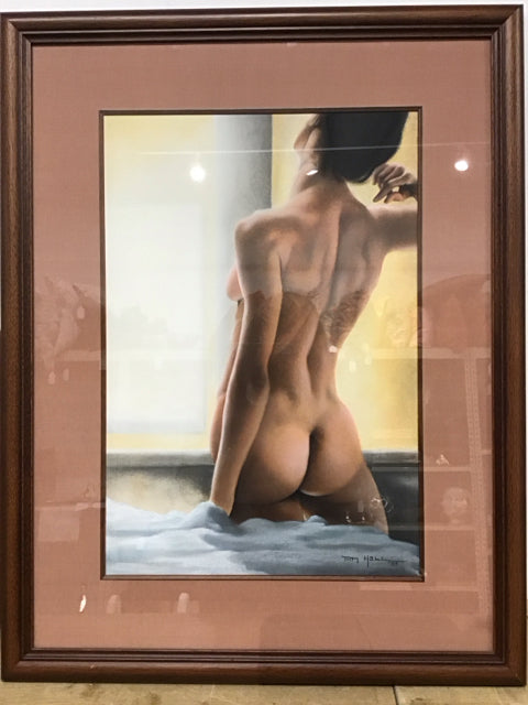24"x32" Nude Art By Tim Hall Signed