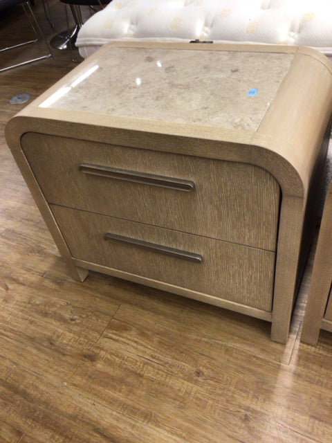 30" X 18" X 26.75" RTG Drew & Jonathan Canyon Light Gray Nightstand