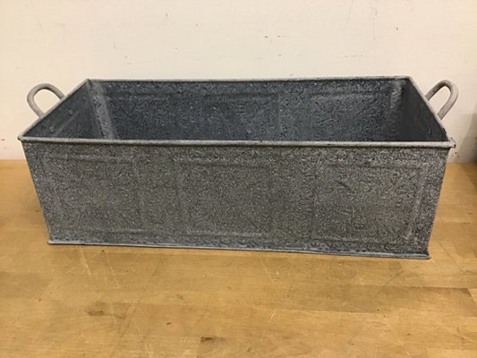 Light Blue Floral 19" Planter