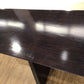 72" X 18" AS-IS Dark Wood Console Table(Top Has Scratches/Has Been Repaired)