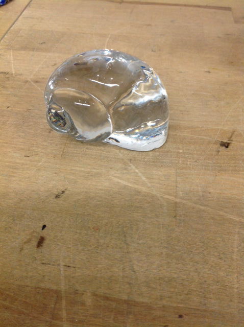 Glass Shell Paperweight