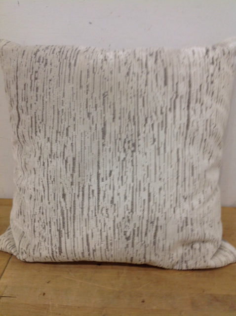 Pillow- 20" Grey & White