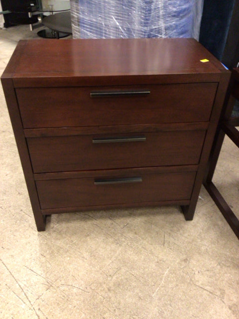 AS-IS Casana Three Drawer Wood Chest(Dings/Scratches)