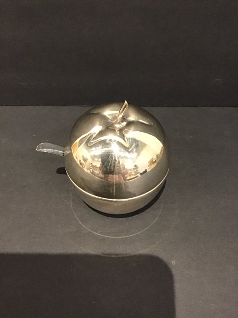 Reed & Barton Silverplate Apple Sugar Bowl