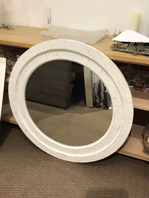 Made Goods Lexi Rd Wall Mirror w/Inlaid Bone