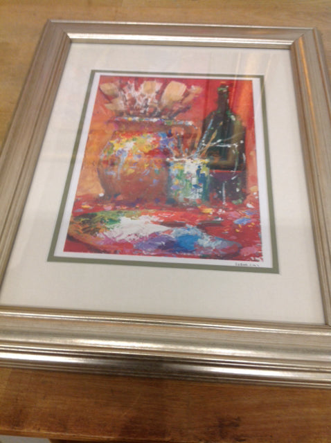 13" X 16" Signed Abstract Still Life