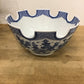 13"x6.5" Mottahedeh Monteith Blue & White Bowl