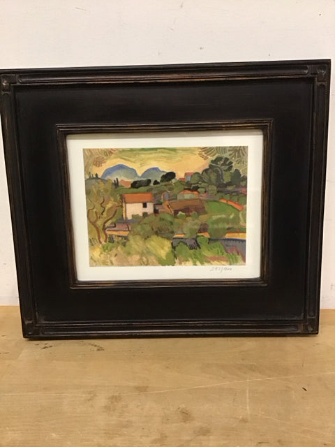 15.5" X13"  La Riviere 1905 By Raoul Dufy Giclee COA