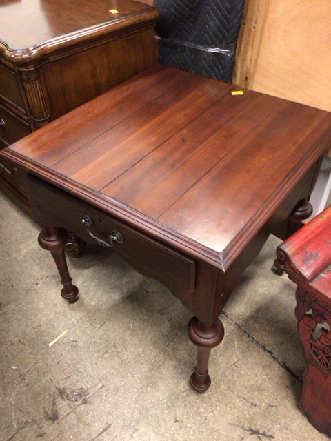 Drexel Heritage One Drawer Wood End Table