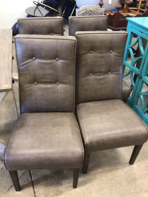 AS-IS Set Of 4 Jessica Charles Dining Chairs(Chips In Legs/Knicks)