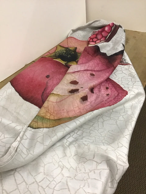 Arcolaio Beige & Pomegranate Tablecloth