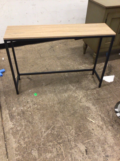 Wood & Metal Console Table
