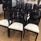 Set Of 12 Pietro Costantini Black Dining Chairs