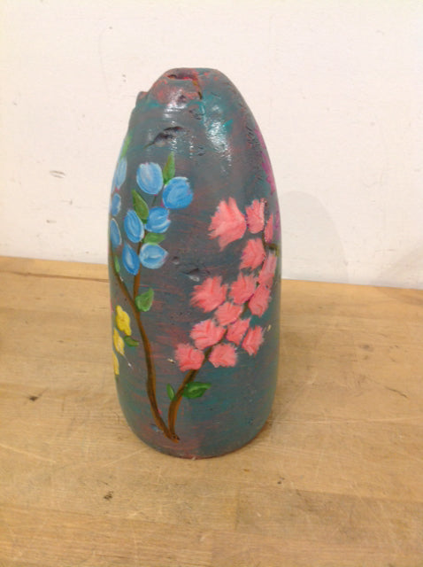 11" Painted Floral Bouy