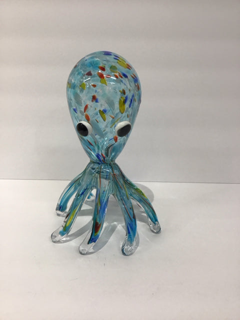 10" Art Glass Octopus