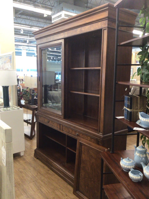 AS-IS Ethan Allen Two Pc China Cabinet