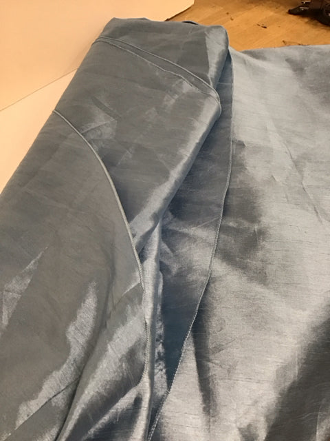 Round Blue Tablecloth