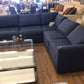 AS-IS Crate and Barrel Barrett II Sleeper 4 PC Sectional(Soiled)