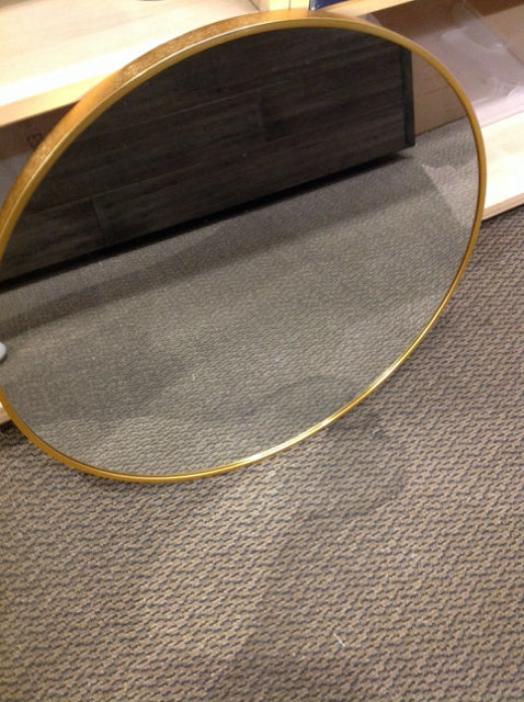 Mirror- 24" Round Gold