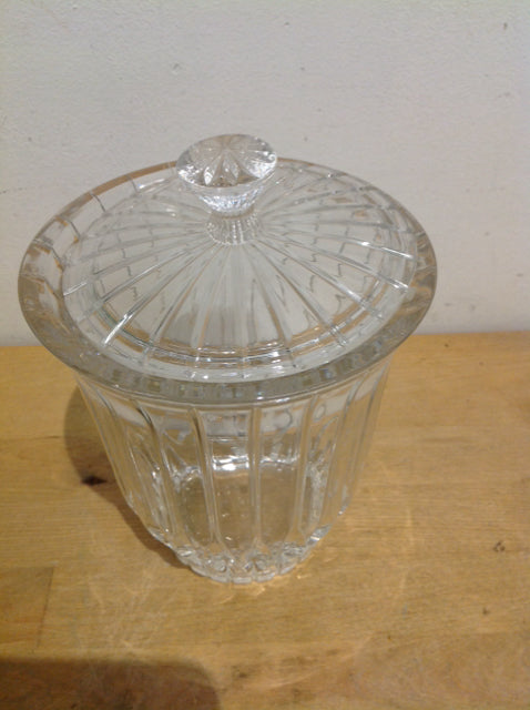 6" Cut Crystal Bisquit Jar