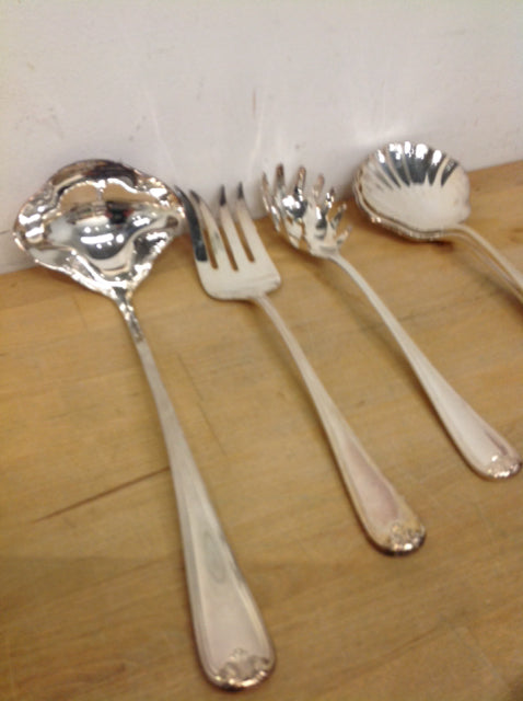 6 Pc Gorham Silverplate Serving Set