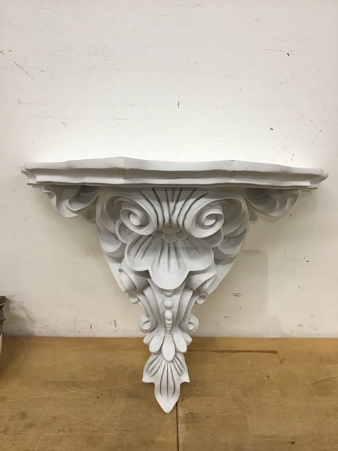 20" White Wood Corbels As Is