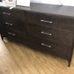22" X 73" AS-IS Vanguard Furniture Brown Six Drawer Dresser