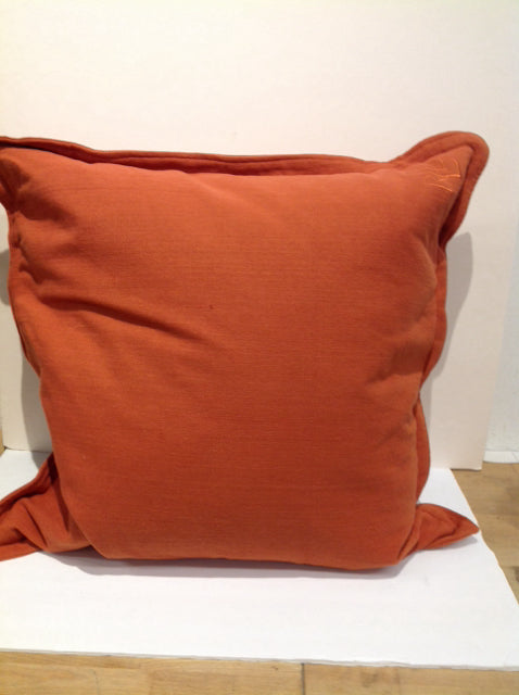 Orange Ralph Lauren Monogram Pillow