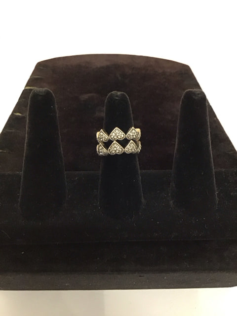 Brighton Swarovski "As One" Puzzle Ring