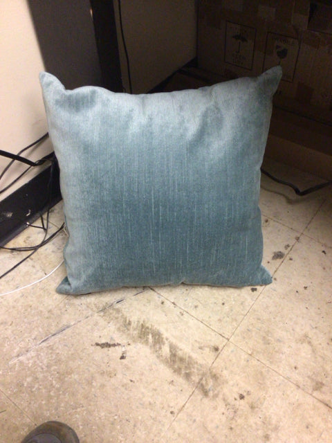 Small Blue Fabric Pillow