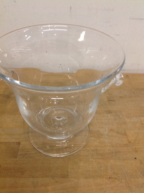 8" Simon Pierce Glass Ice Bucket