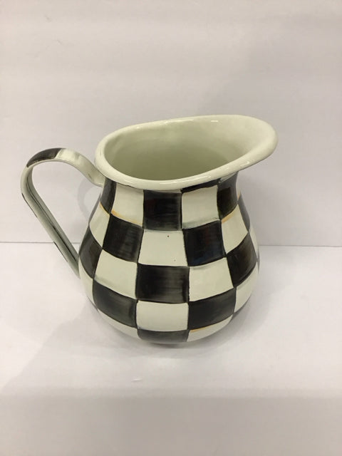 8" MacKenzie Childs Courlty Print Pitcher