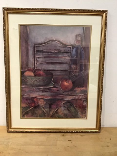 24x30 Framed Still-Life Table Top