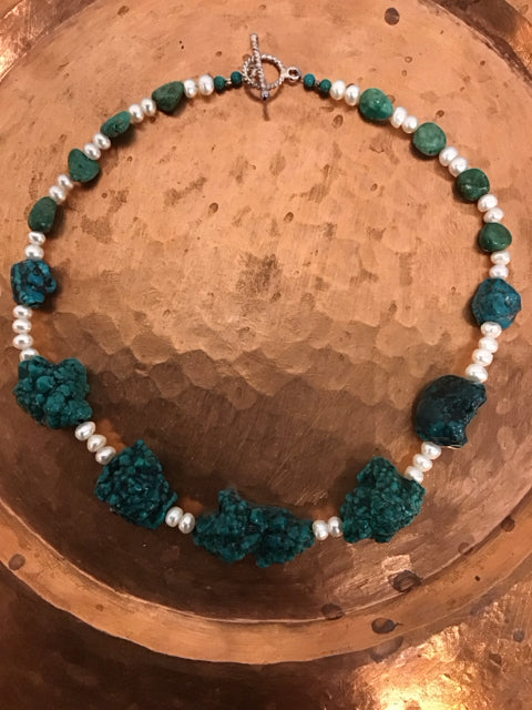 Turqoise Pearl Necklace
