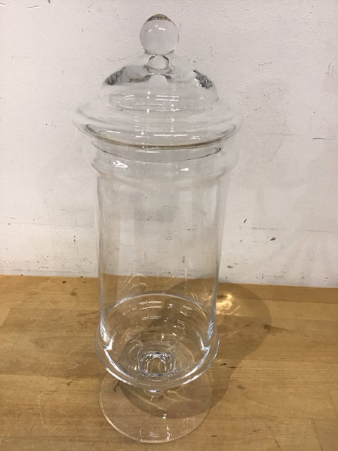 16" Apothecary Glass Lidded Jar