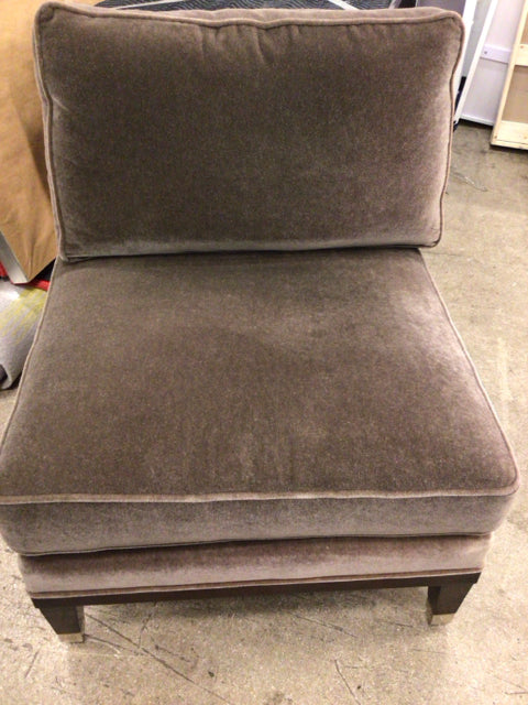 Century Furniture Mohair Armless Chair