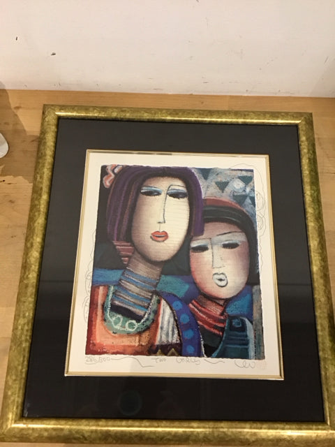 18"x20" "Two Girls" By Lee Long Looi