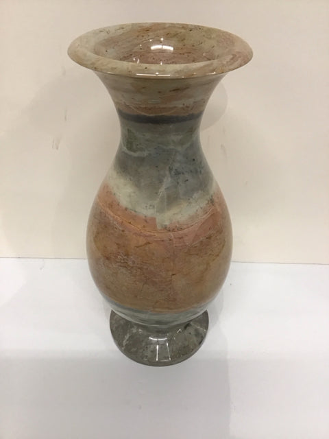 13" Carved Stone Creations Vase