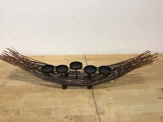 24" Metal Tea Light Holder