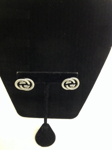 Gucci Style Silver Earrings