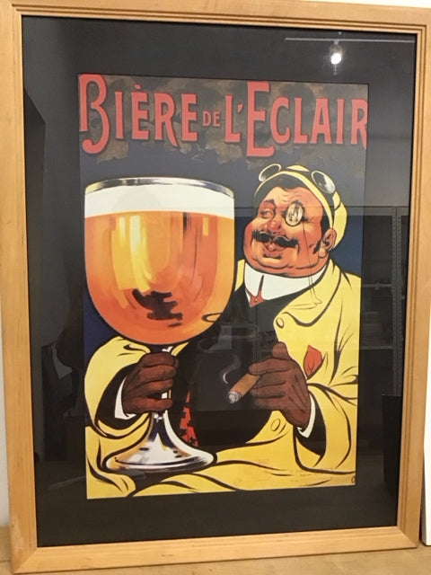 25"x34" Biere De L'Eclair Art