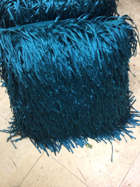 Teal Tasel Pillow