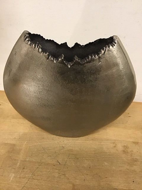 10.5" Baniff Rigged Metal Vase