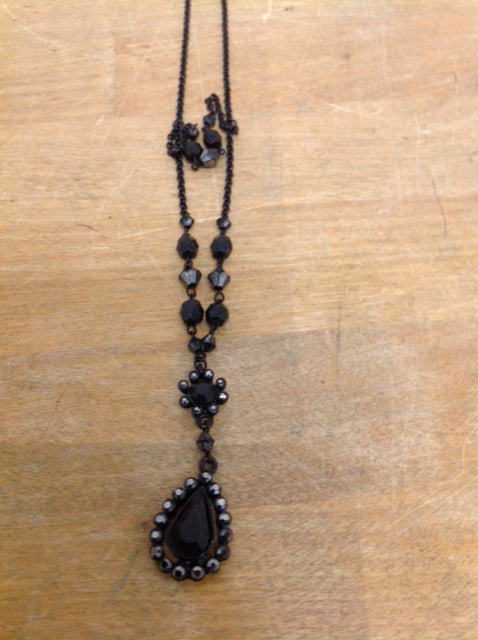 Necklace- Black Stones